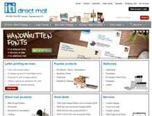 Tablet Screenshot of itidirectmail.com